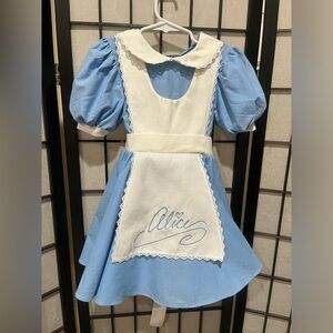 DISNEYLAND RESORT ALICE IN WINDERLAND COSTUME DRESS, SIZE XS(4–5)